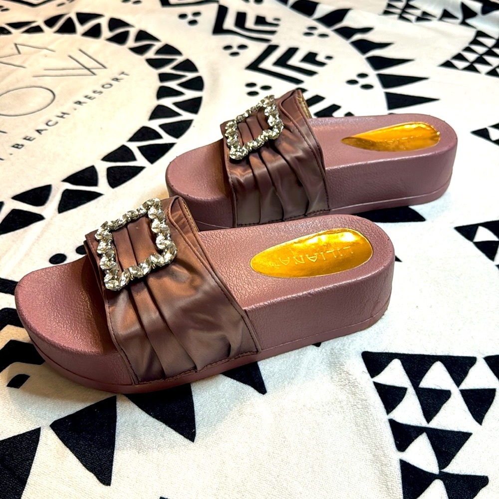 Platform slides purple 6.5